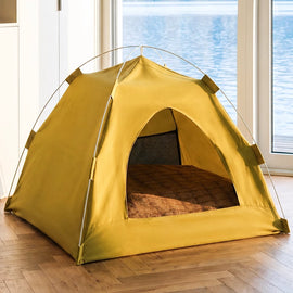 Washable Tent-Style Pet Bed for Cats and Small Dogs