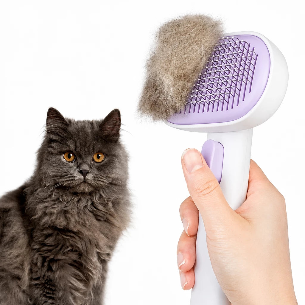 2-in-1 Cat & Dog Deshedding & Detangling Comb