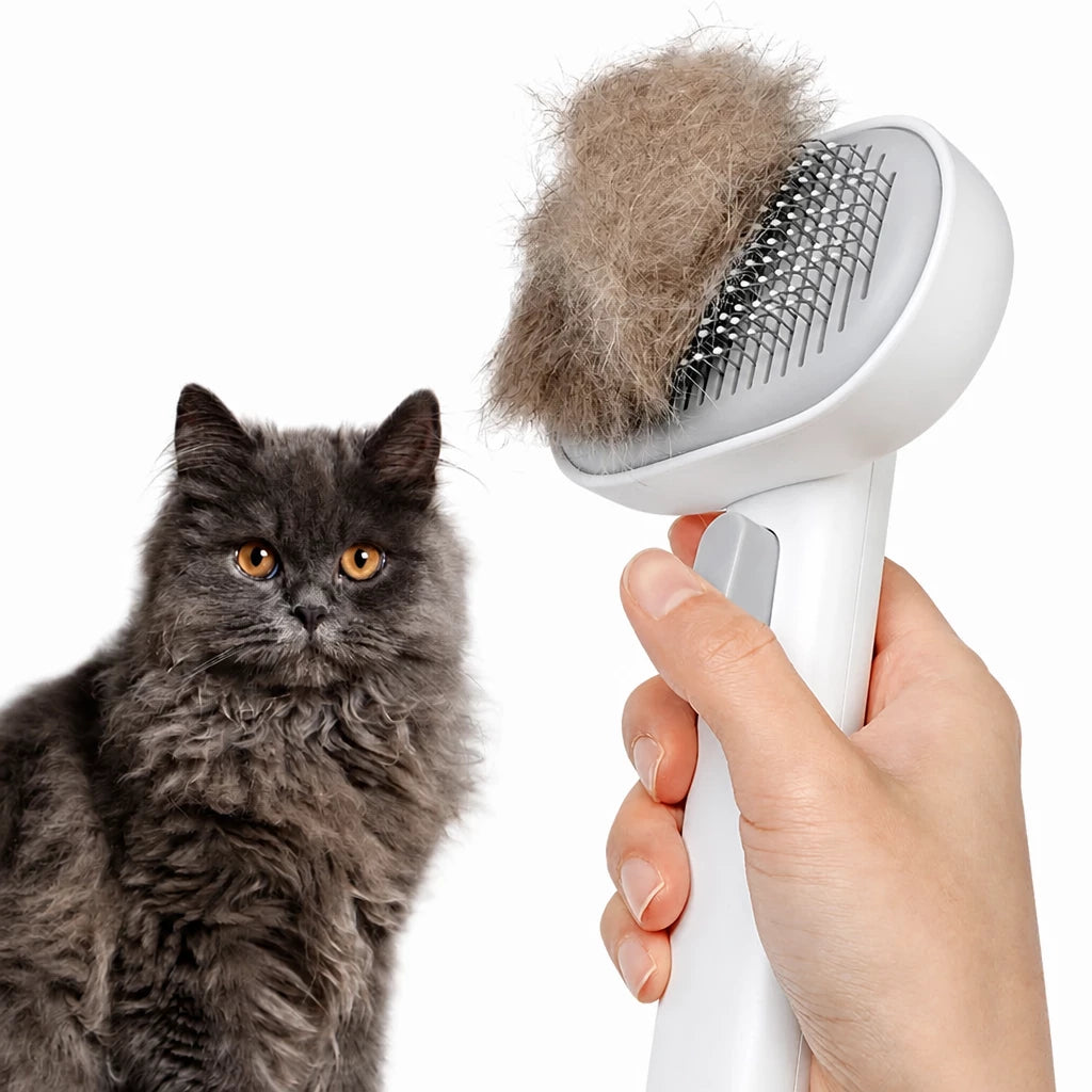 2-in-1 Cat & Dog Deshedding & Detangling Comb