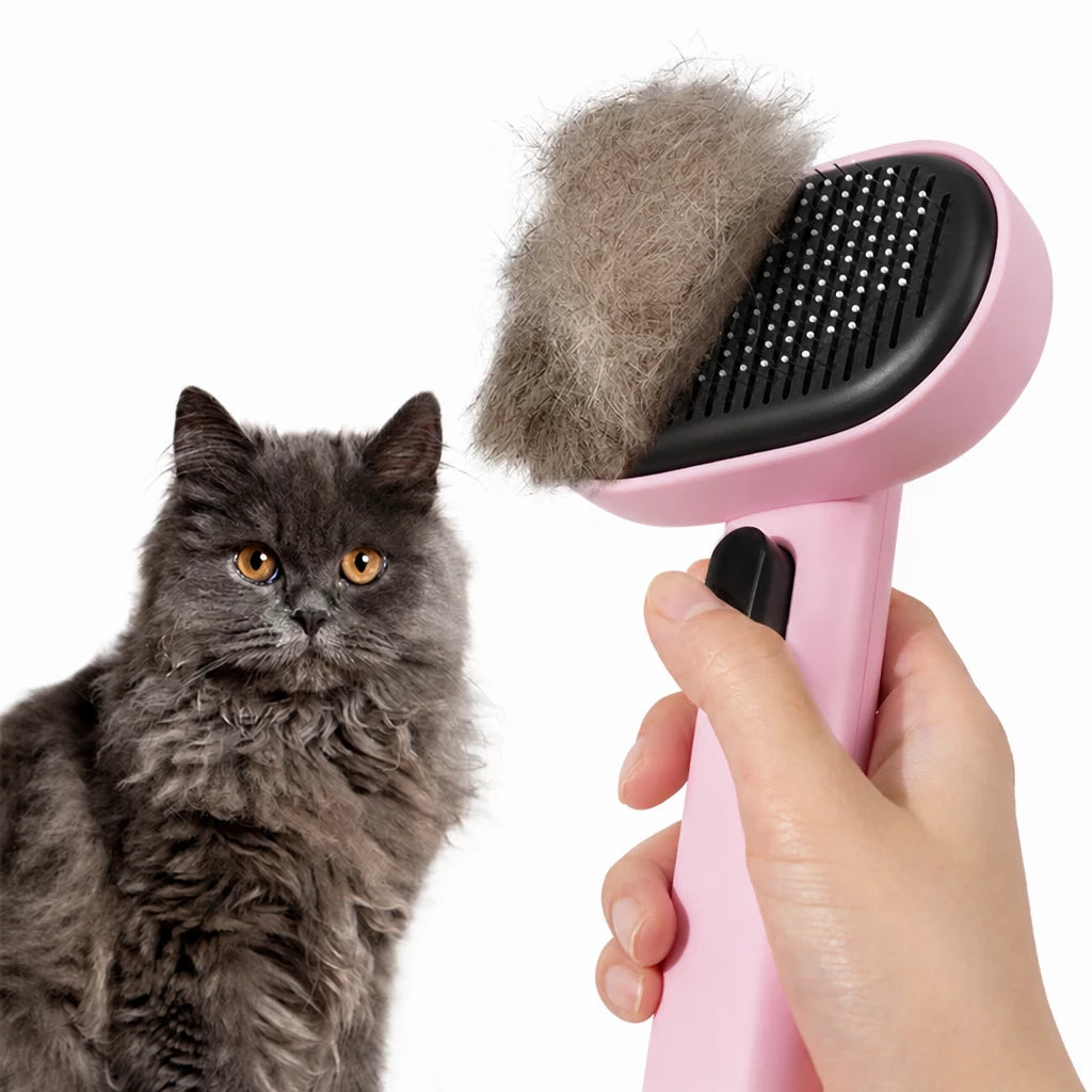 2-in-1 Cat & Dog Deshedding & Detangling Comb