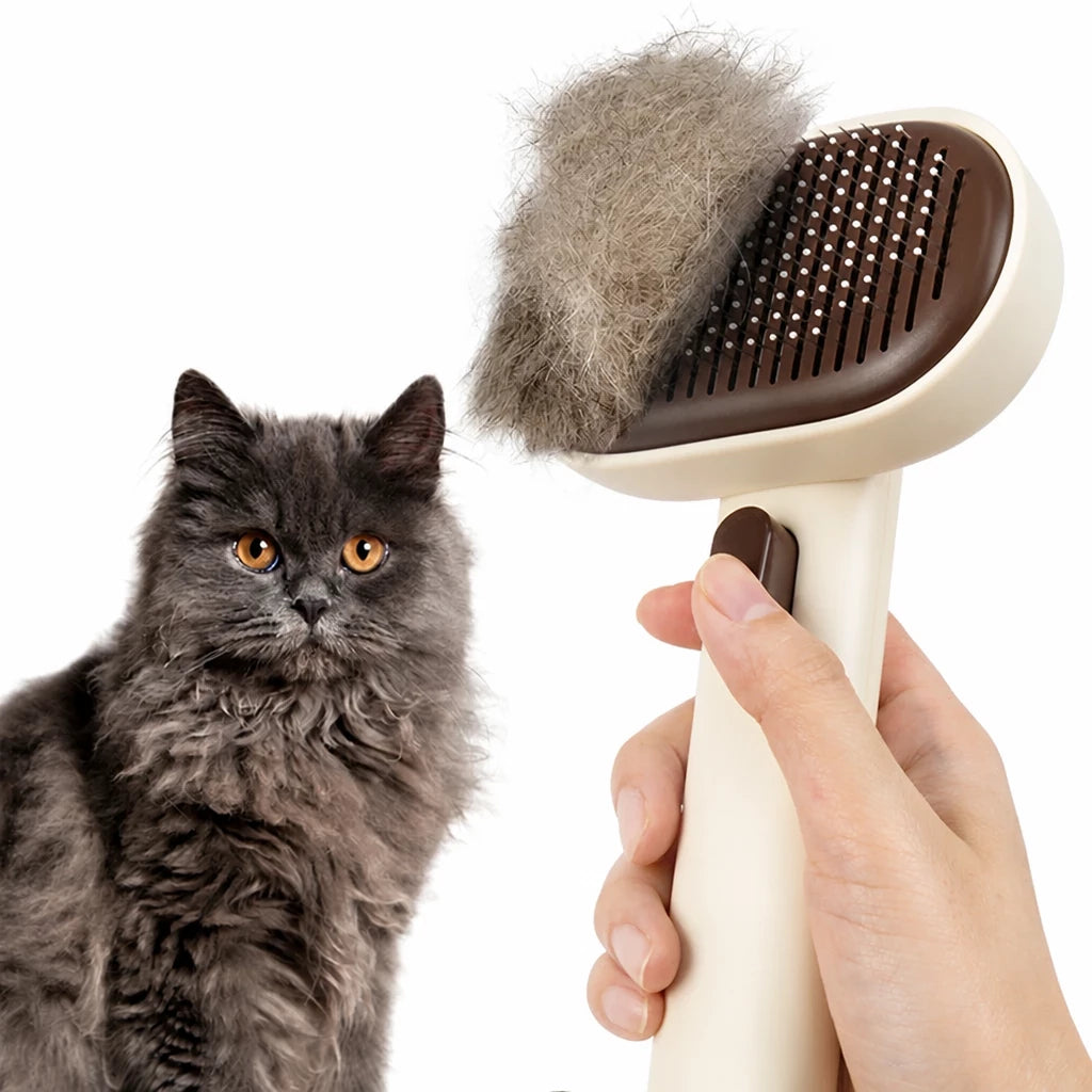 2-in-1 Cat & Dog Deshedding & Detangling Comb