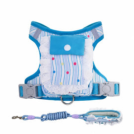 Polyester Dog Harness and Leash Set for Everyday Walks