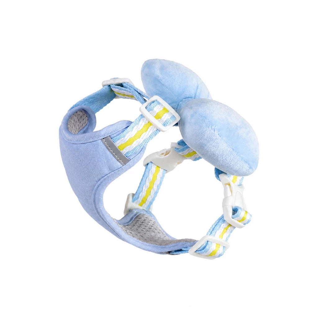 Bow Tie Vest-Style Dog Harness and Leash for Small Dogs
