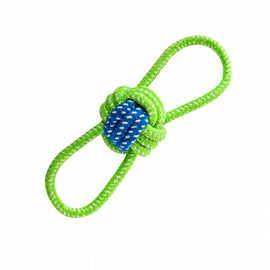 Rope Dog Tug Toy with Treat-Dispensing Ball for Medium and Large Dogs