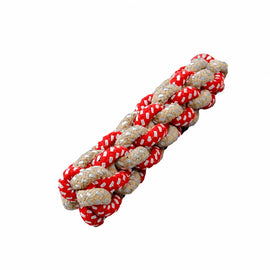 Rope Dog Tug Toy with Treat-Dispensing Ball for Medium and Large Dogs