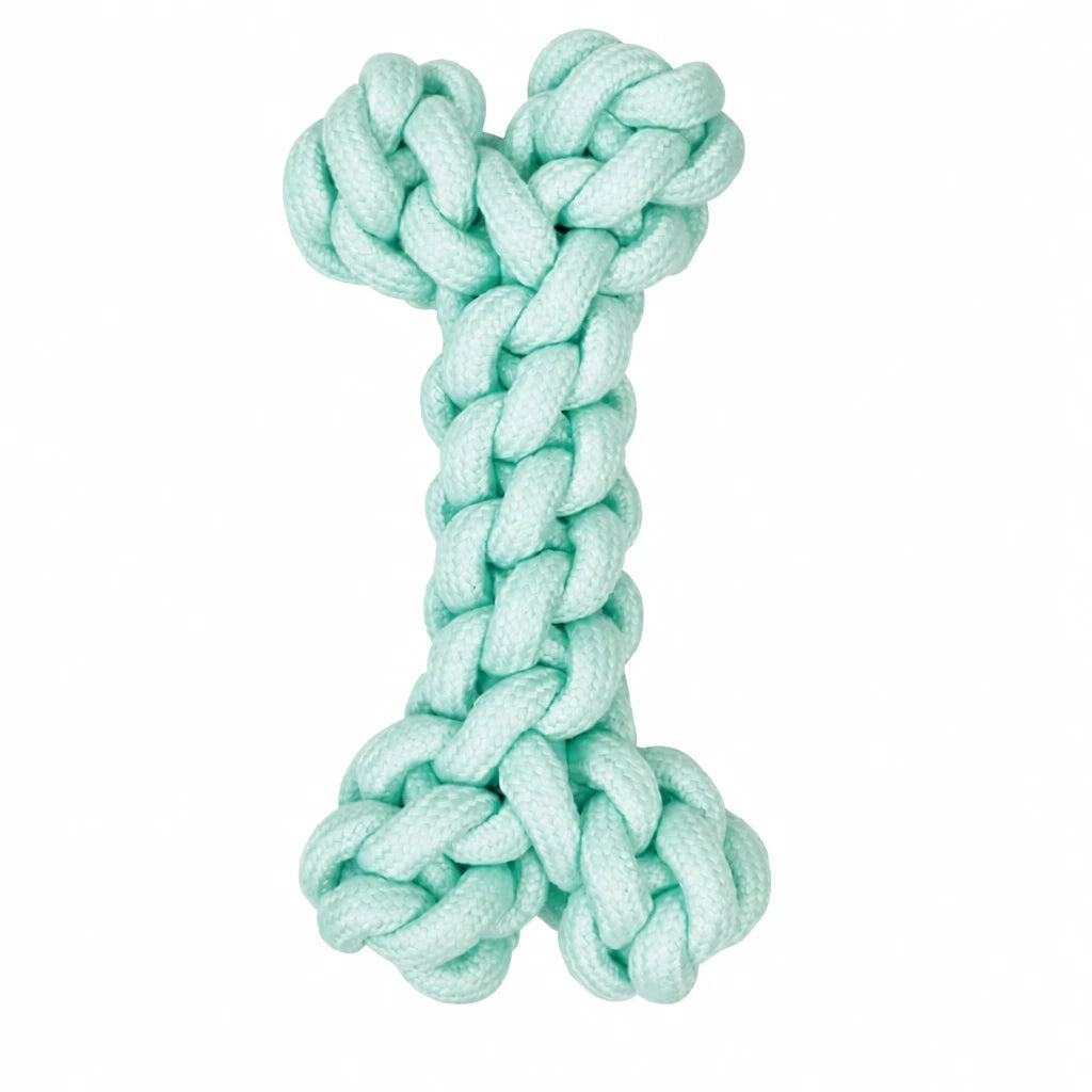 Cotton-Linen Knotted Rope Dog Toy for Small Dogs