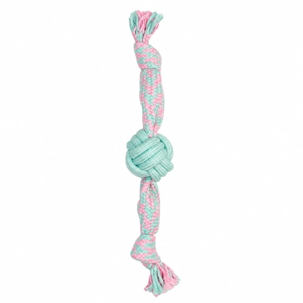 Cotton-Linen Knotted Rope Dog Toy for Small Dogs