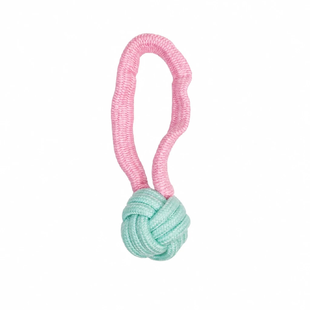 Cotton-Linen Knotted Rope Dog Toy for Small Dogs