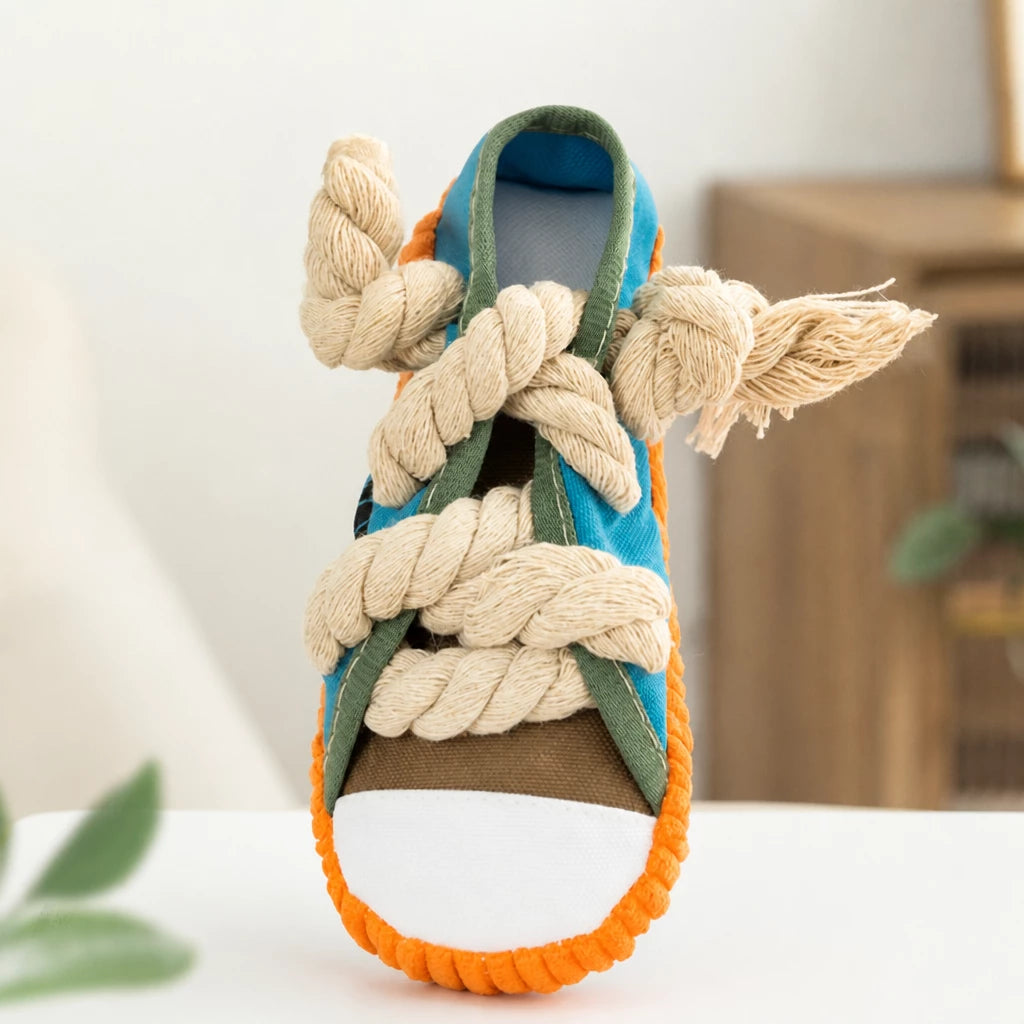 Squeaky Slipper Dog Toy for Small Dogs