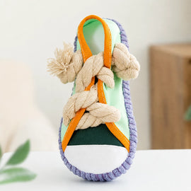 Squeaky Slipper Dog Toy for Small Dogs