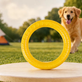 Silicone Ring Fetch and Tug Toy for Dogs