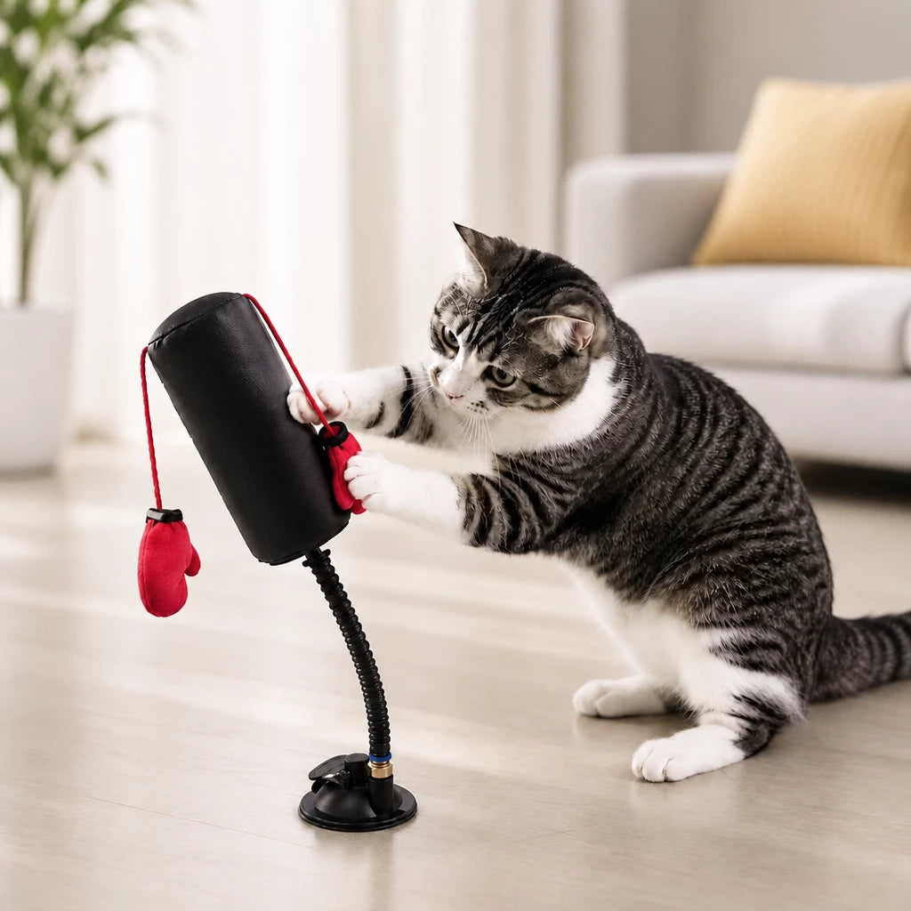 Interactive Rebound Boxing Toy for Cats & Dogs