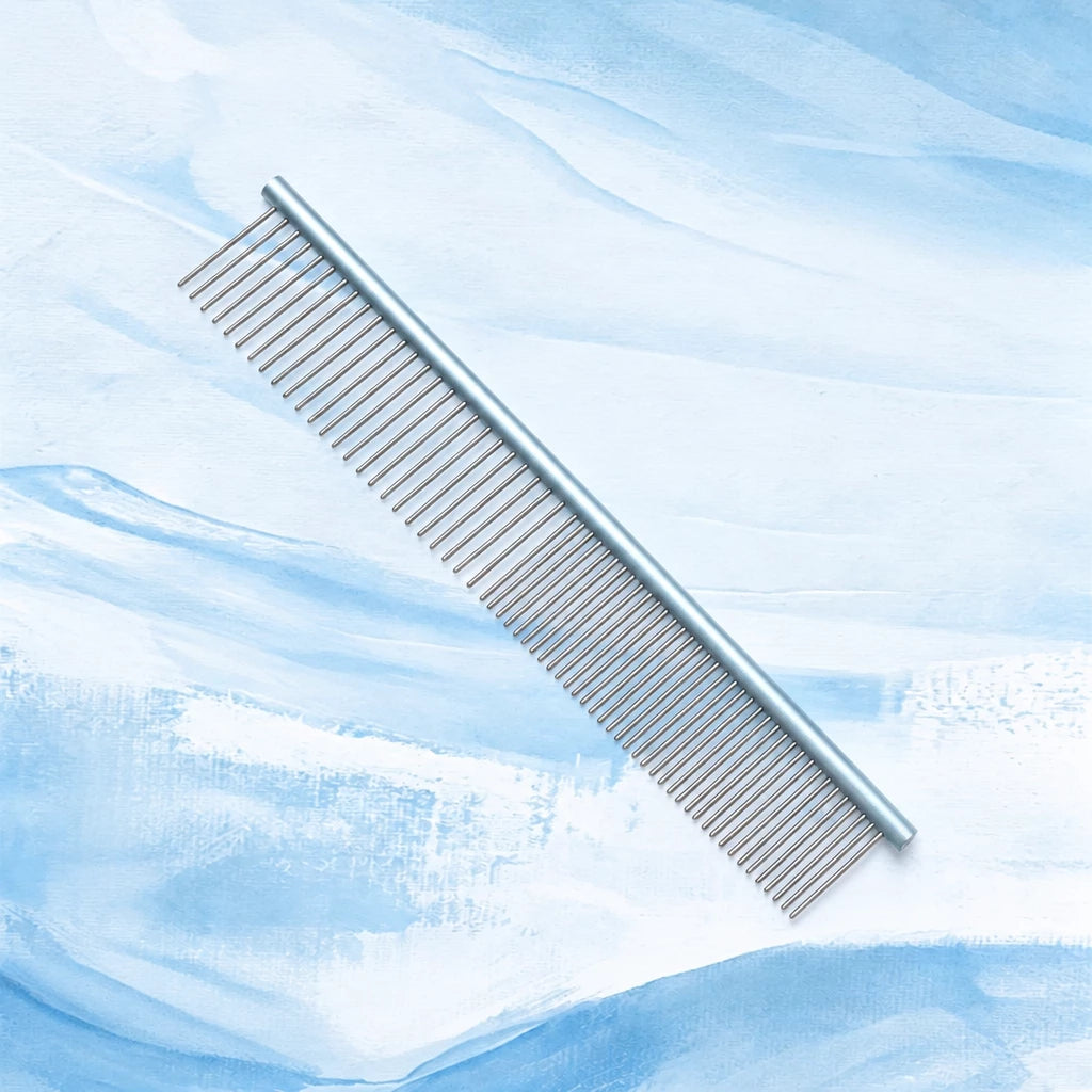 Stainless Steel Deshedding Pin Brush for Dogs and Cats