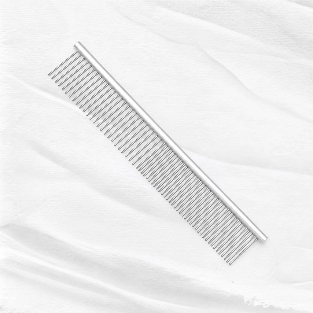 Stainless Steel Deshedding Pin Brush for Dogs and Cats