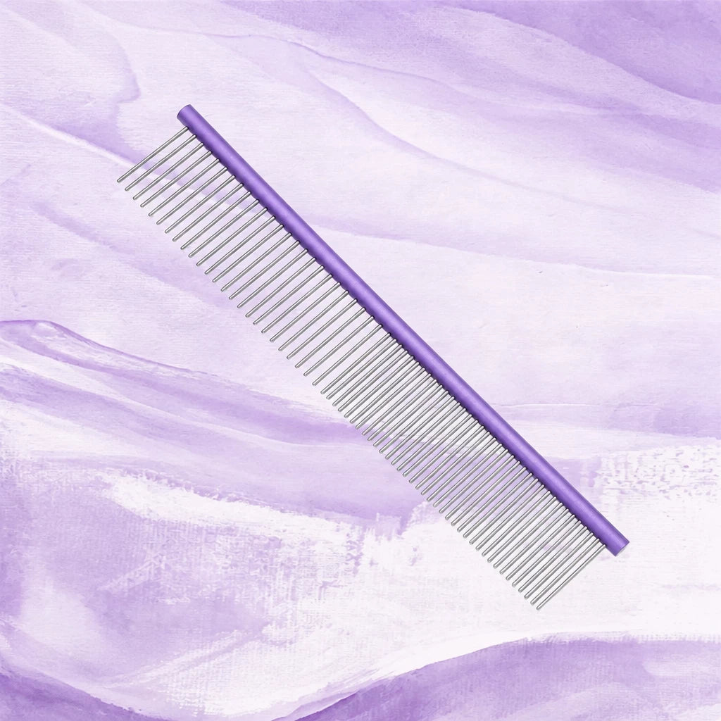 Stainless Steel Deshedding Pin Brush for Dogs and Cats