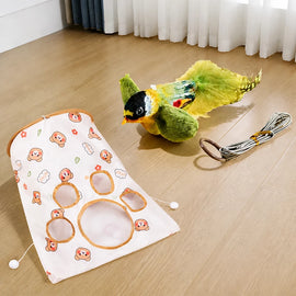Crinkle Cat Tunnel Toy with Multiple Openings