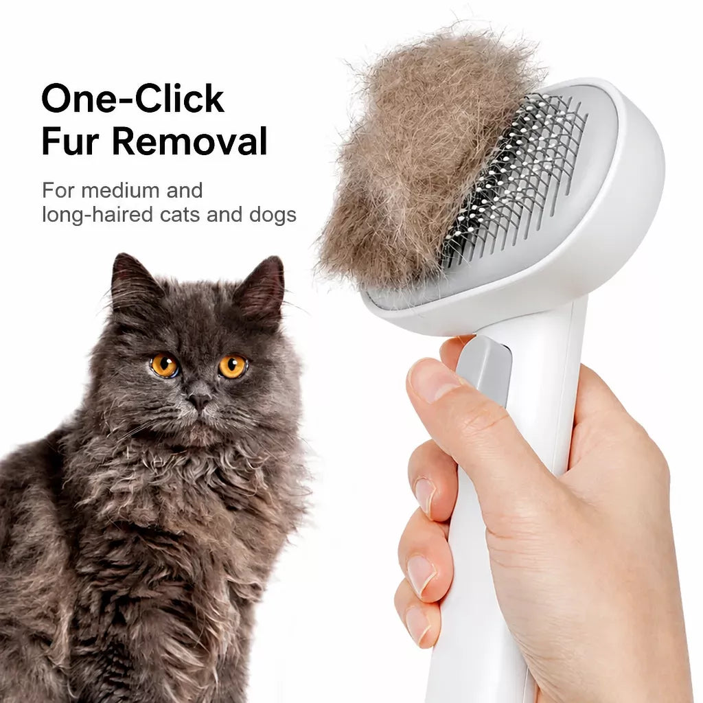 2-in-1 Cat & Dog Deshedding & Detangling Comb Main image