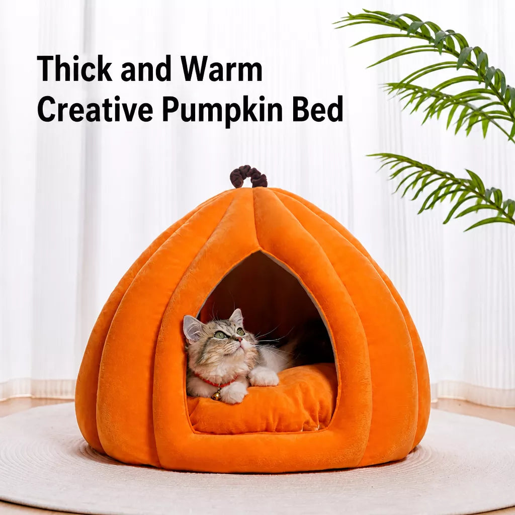 Enclosed Pet Bed for Cats and Small Dogs