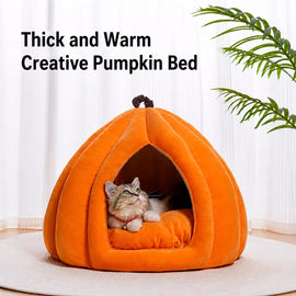 Enclosed Pet Bed for Cats and Small Dogs