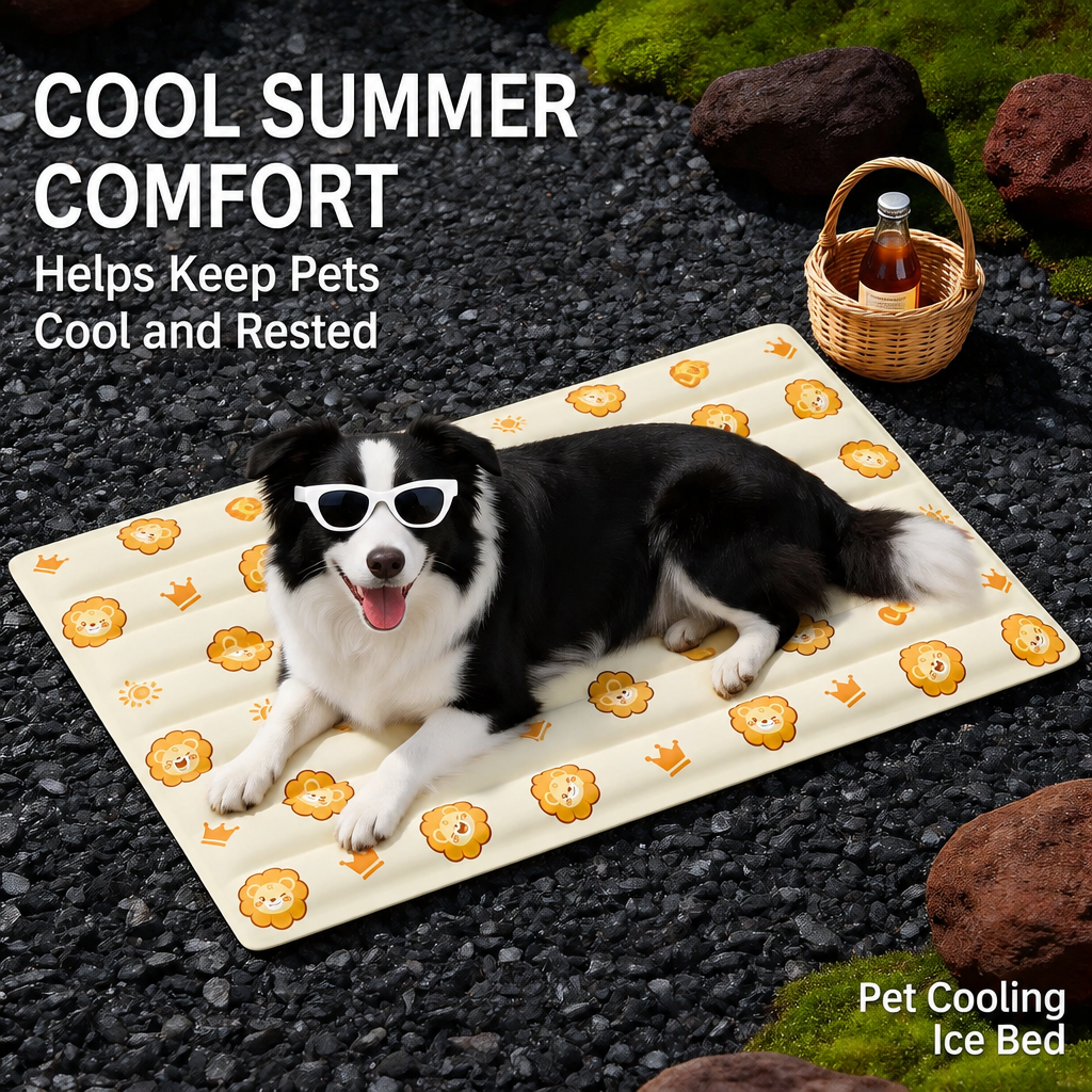 Waterproof Cartoon Pet Cooling Mat for Dogs and Cats Main image