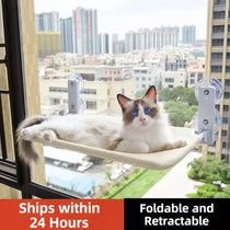 Cat Window Hammock with Suction Cups