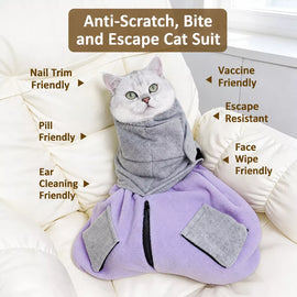 Cat Grooming Restraint Bag for Nail Trimming