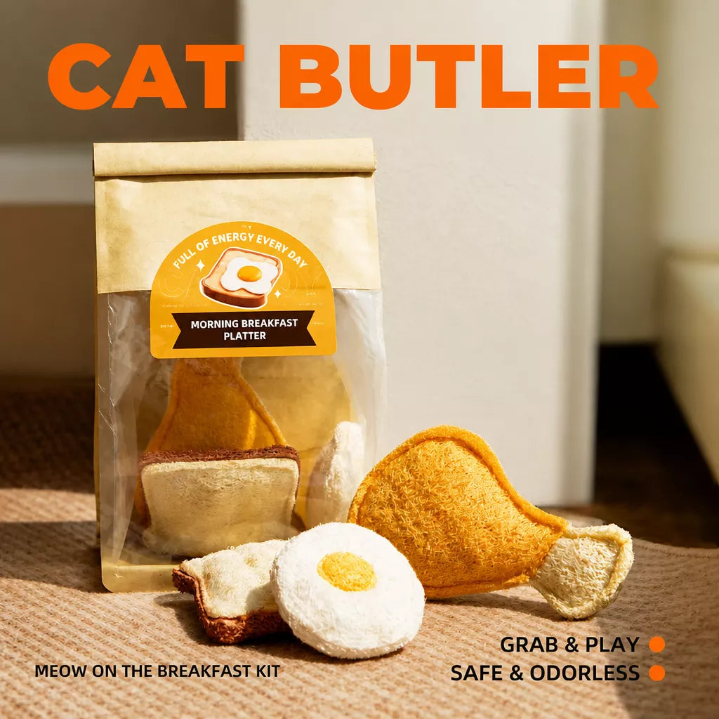 Loofah Cat Toy with Catnip