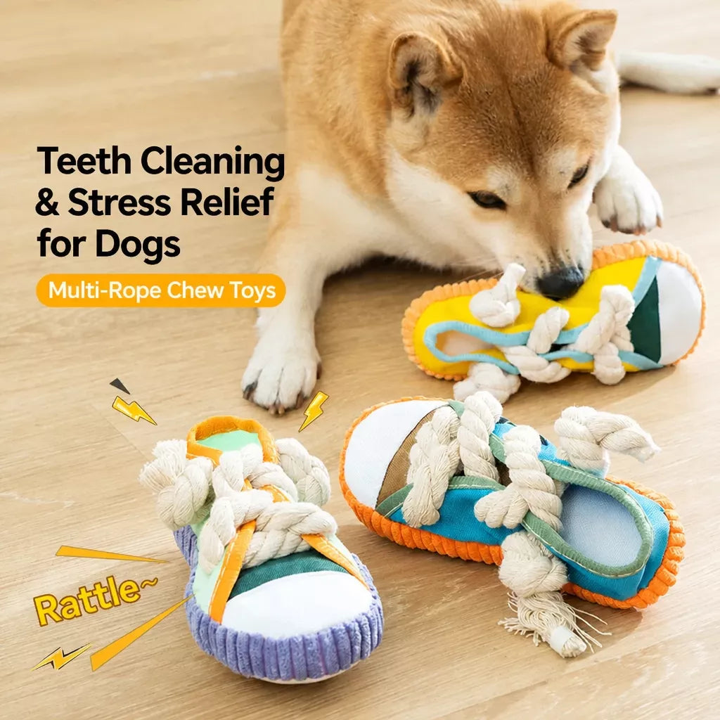 Squeaky Slipper Dog Toy for Small Dogs Main image