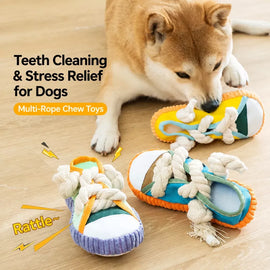 Squeaky Slipper Dog Toy for Small Dogs