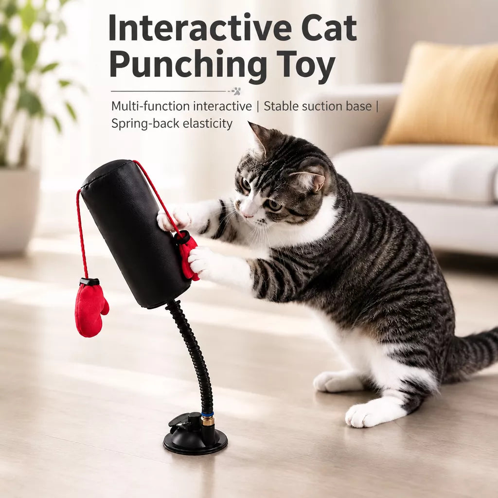 Interactive Rebound Boxing Toy for Cats & Dogs