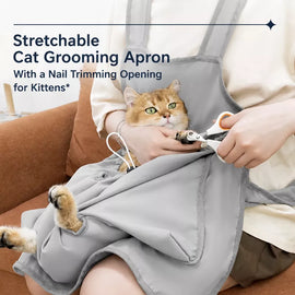 Cat Grooming Restraint Apron for Nail Trimming