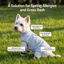 Lightweight Mesh Four-Leg Dog Coverall