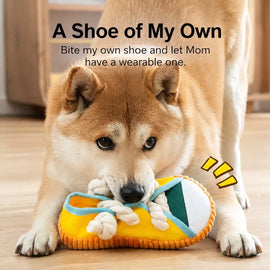 Squeaky Slipper Dog Toy for Small Dogs