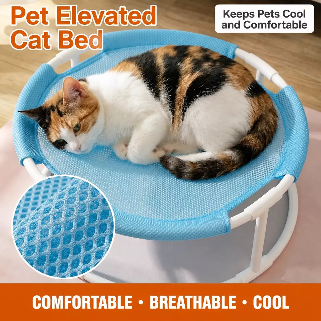 Round Pet Bed with Hanging Toy Imagen secundaria del producto