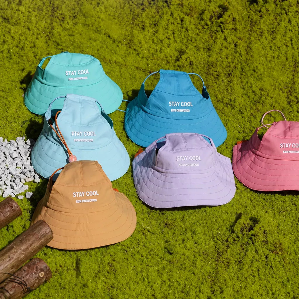 Adjustable Pet Bucket Hat for Dogs