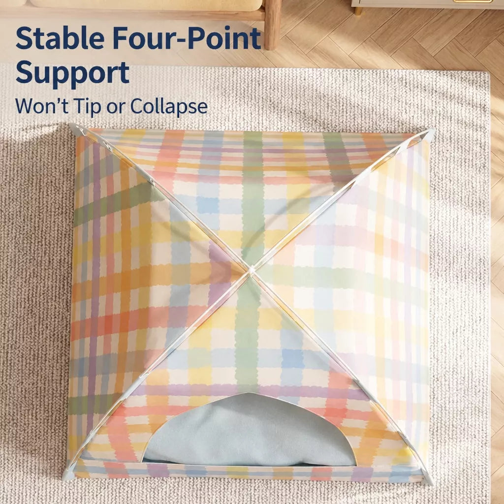 Enclosed Cat Tent Bed with Removable Mat Secondary image