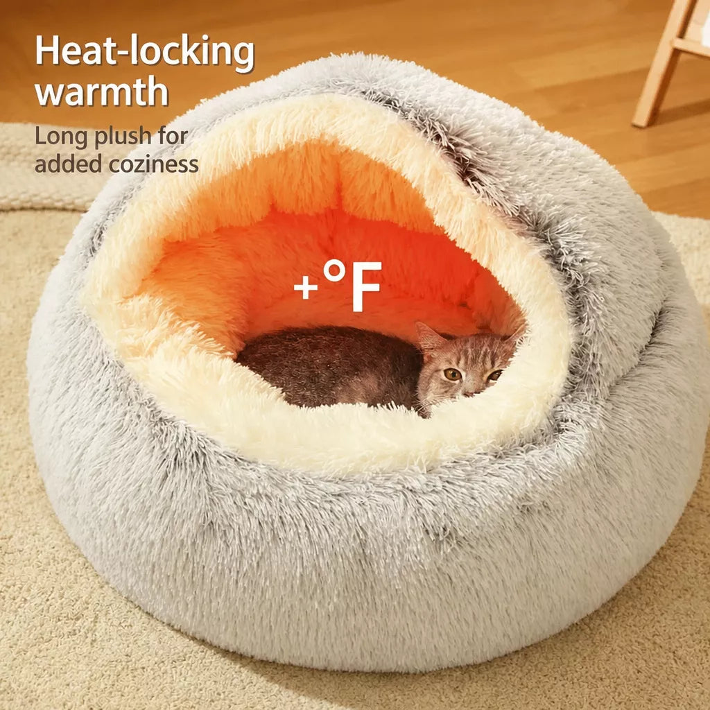 Plush Cat & Dog Bed Secondary image