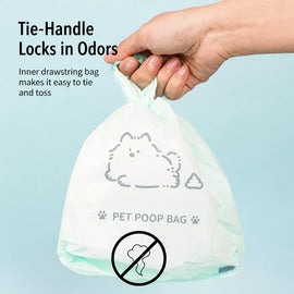 Thickened Double-Layer Dog Waste Bags for Walks