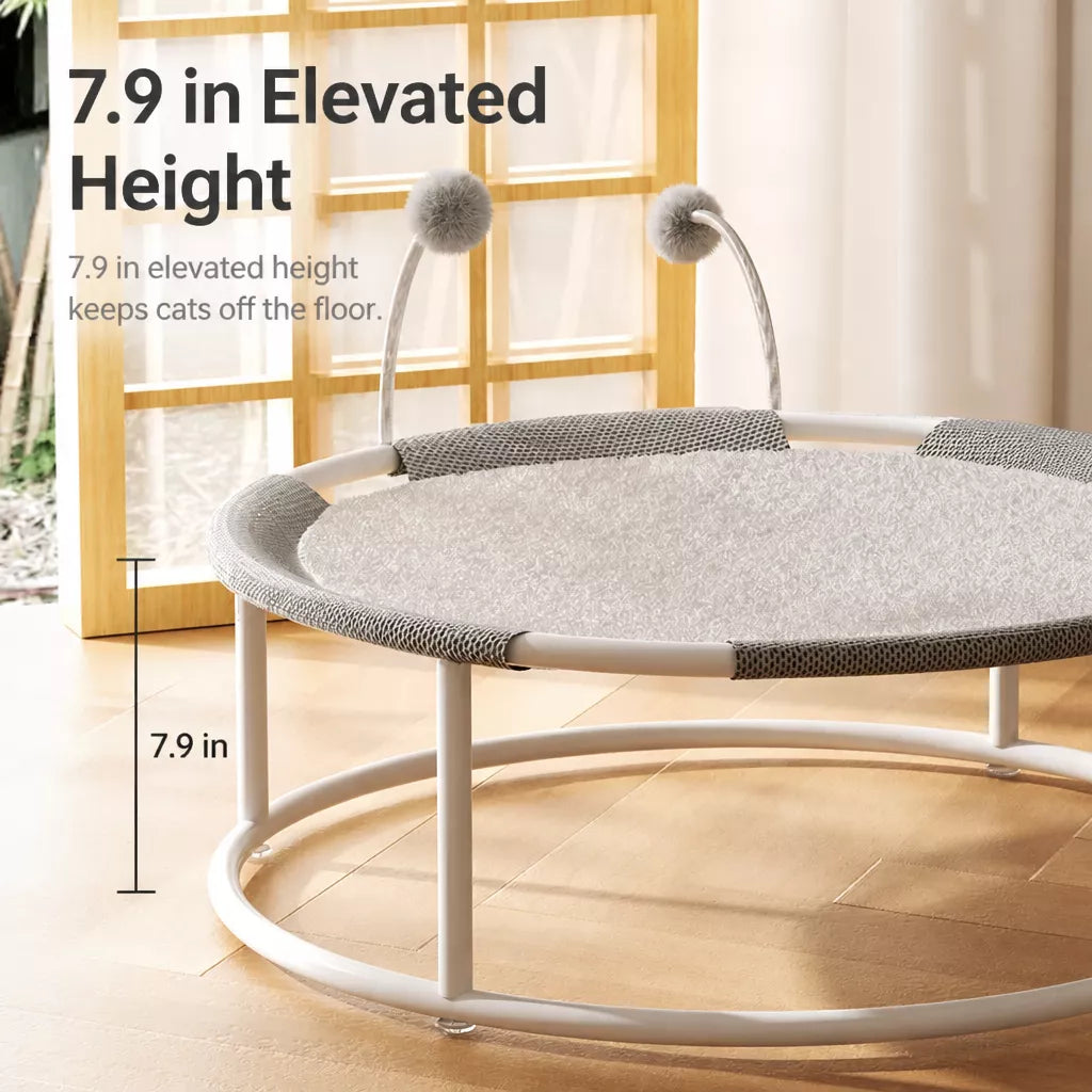 Cat Bed with Climbing Tower and Hammock