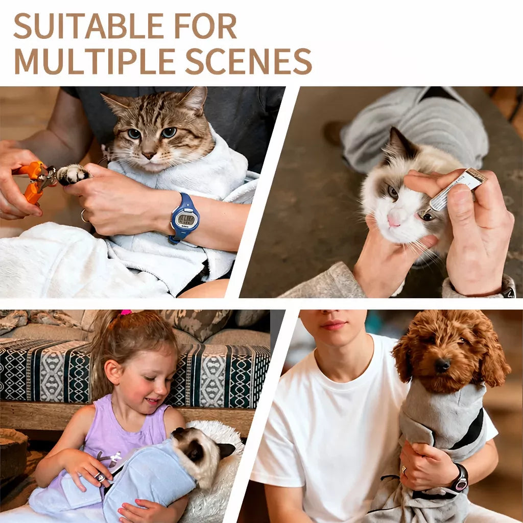 Cat Grooming Restraint Bag for Nail Trimming