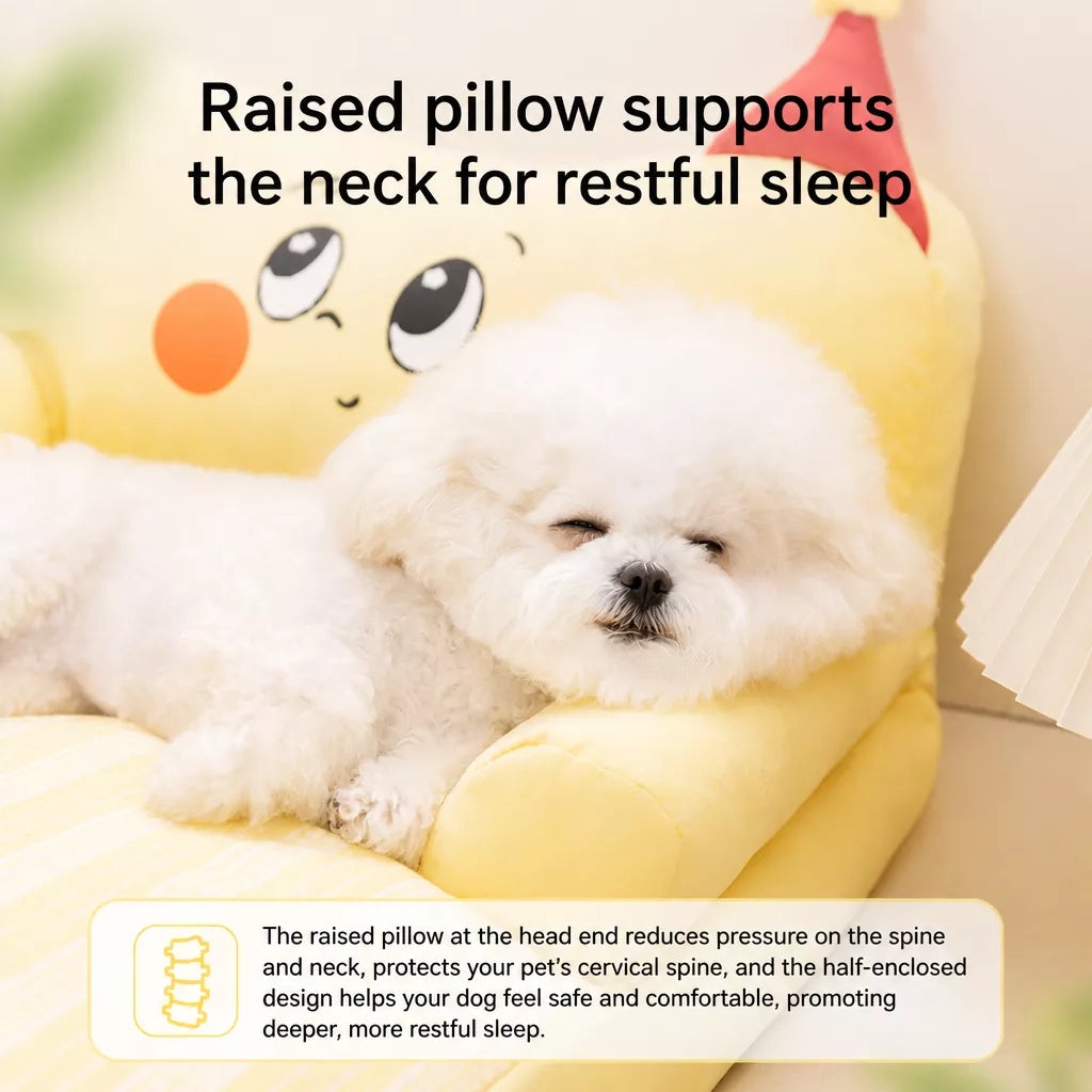 Washable Pet Sofa Bed for Dogs and Cats