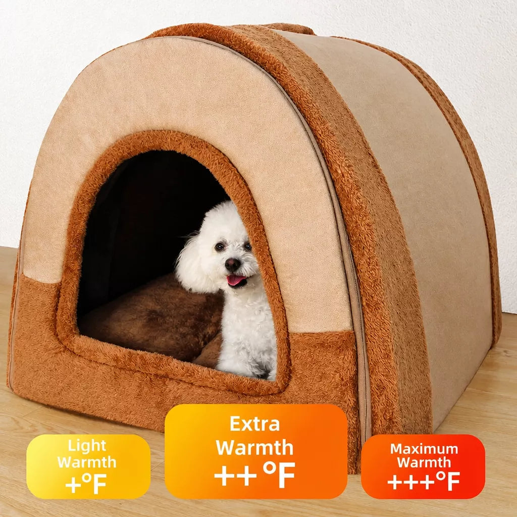 Enclosed Washable Pet Bed for Dogs and Cats Imagen secundaria del producto