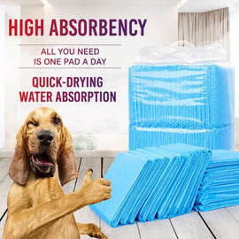 Thick Absorbent Pet Potty Training Pads for Dogs, Cats & Rabbits