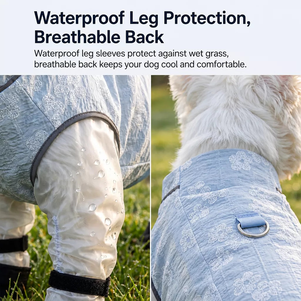 Lightweight Mesh Four-Leg Dog Coverall