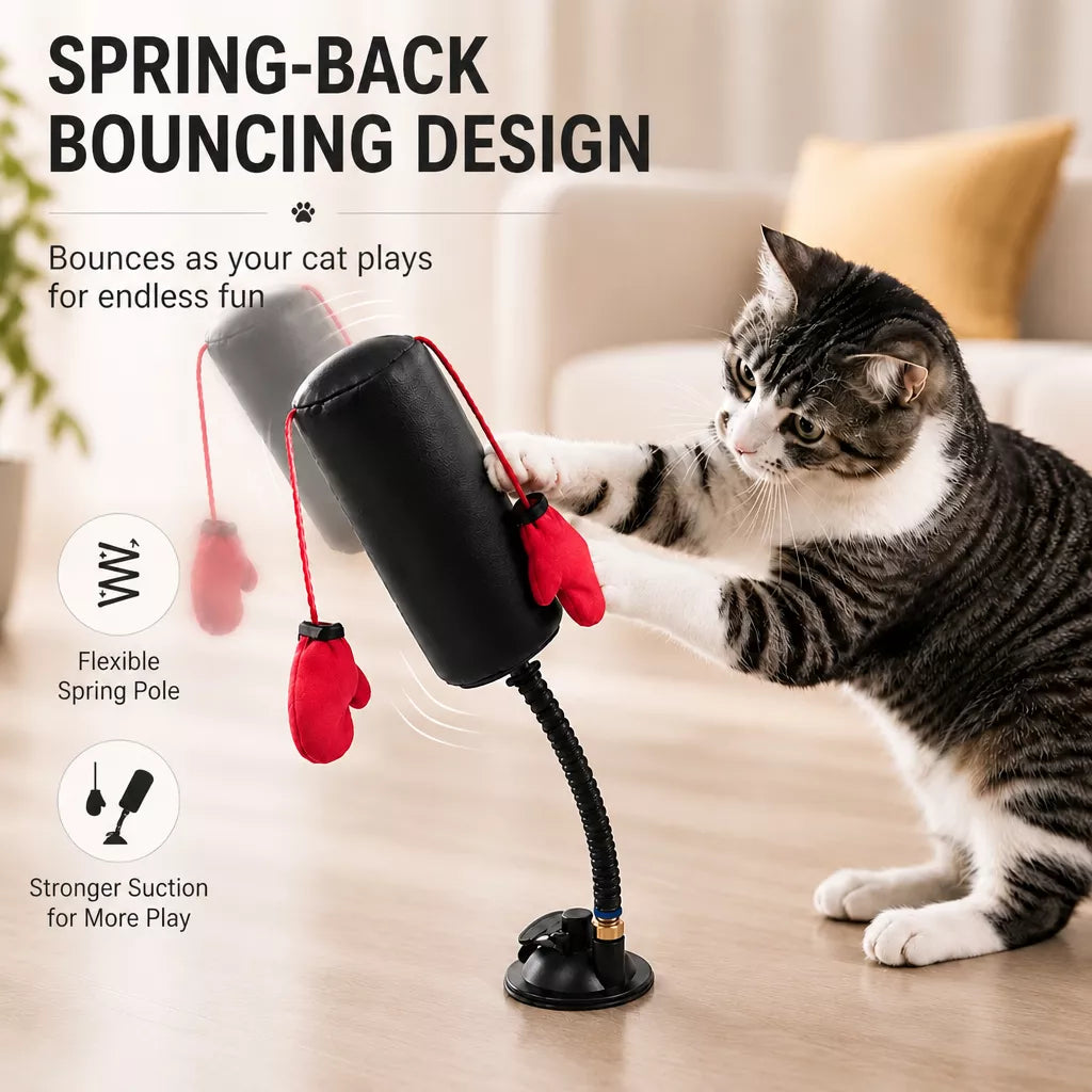 Interactive Rebound Boxing Toy for Cats & Dogs