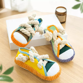 Squeaky Slipper Dog Toy for Small Dogs