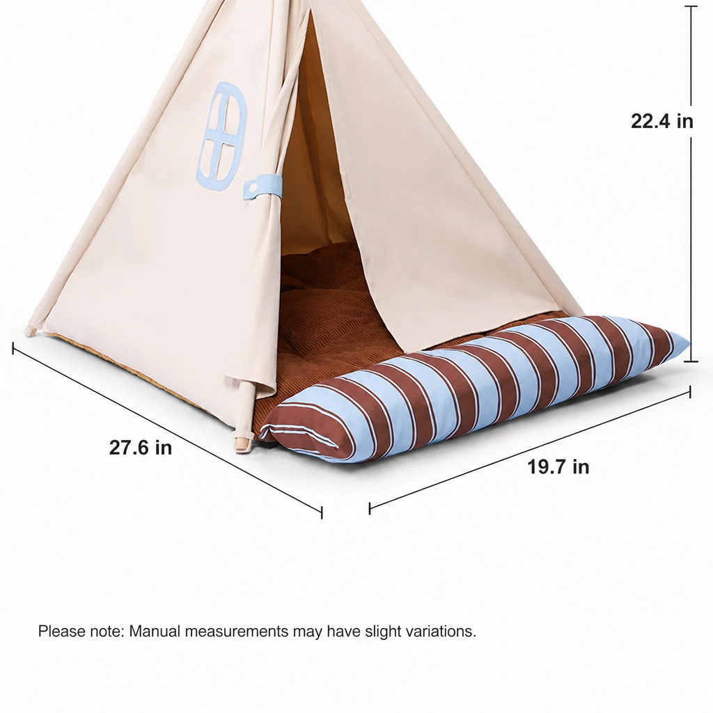All-Season Cat Tent Bed with Detachable Cushion product detail 10