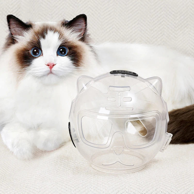 Ventilated Clear Cat Grooming Hood - pcxb-8594-3