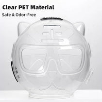 Ventilated Clear Cat Grooming Hood - pcxb-8594-4