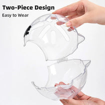 Ventilated Clear Cat Grooming Hood - pcxb-8594-5